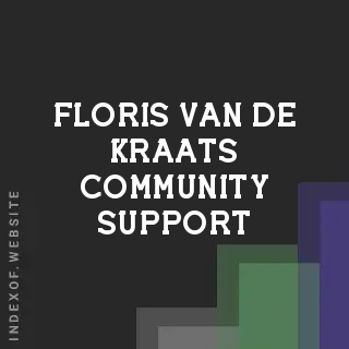 Floris van de Kraats Community Support | Indexof