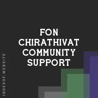 Fon Chirathivat Community Support | Indexof
