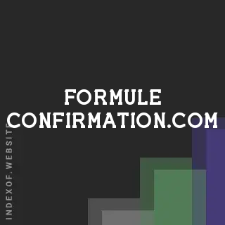 formule-confirmation.com by Ana Maria Ferrer site -  Indexof
