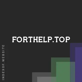 forthelp.top by Dora Panteli site -  Indexof
