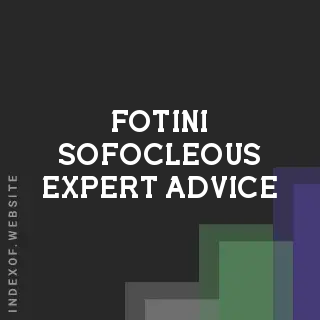 Fotini Sofocleous Expert Advice | Indexof