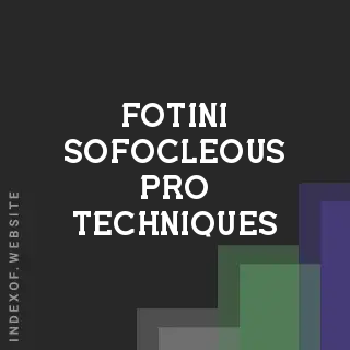 Fotini Sofocleous Pro Techniques | Indexof