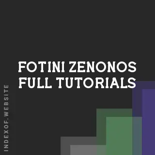 Fotini Zenonos Full Tutorials | Indexof
