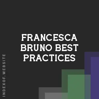 Francesca Bruno Best Practices | Indexof