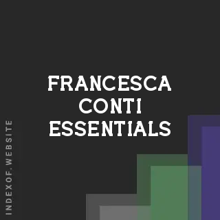 Francesca Conti Essentials | Indexof