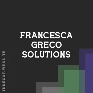 Francesca Greco Solutions | Indexof