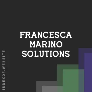 Francesca Marino Solutions | Indexof