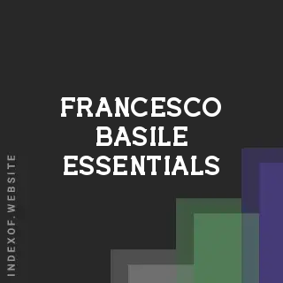 Francesco Basile Essentials | Indexof