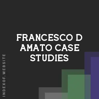 Francesco D Amato Case Studies | Indexof