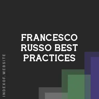 Francesco Russo Best Practices | Indexof