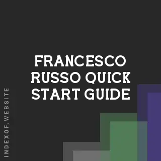 Francesco Russo Quick Start Guide | Indexof