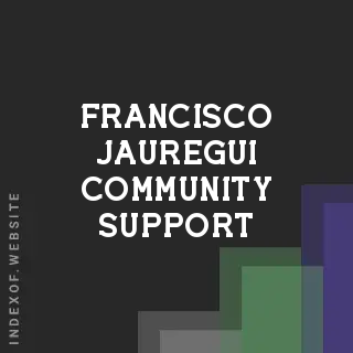 Francisco Jauregui Community Support | Indexof