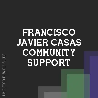 Francisco Javier Casas Community Support | Indexof