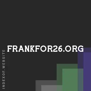frankfor26.org by Yuthana Sae-low site -  Indexof
