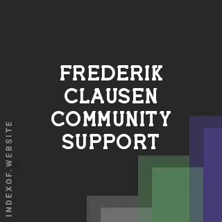 Frederik Clausen Community Support | Indexof