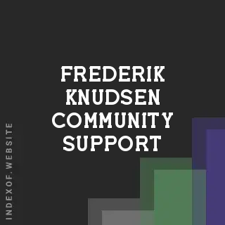 Frederik Knudsen Community Support | Indexof