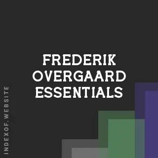 Frederik Overgaard Essentials | Indexof