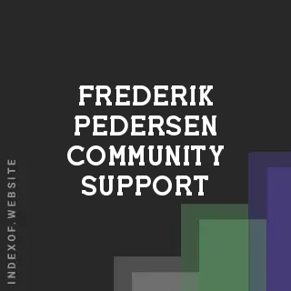 Frederik Pedersen Community Support | Indexof