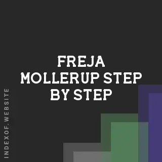Freja Mollerup Step-by-Step | Indexof