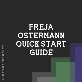 Freja Ostermann Quick Start Guide | Indexof