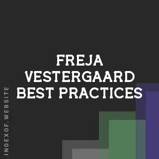 Freja Vestergaard Best Practices | Indexof