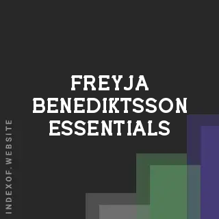 Freyja Benediktsson Essentials | Indexof