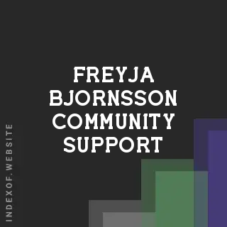 Freyja Bjornsson Community Support | Indexof