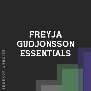 Freyja Gudjonsson Essentials | Indexof