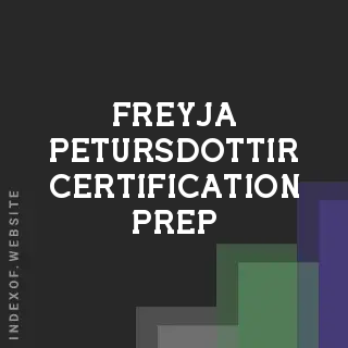 Freyja Petursdottir Certification Prep | Indexof