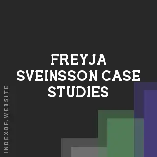 Freyja Sveinsson Case Studies | Indexof