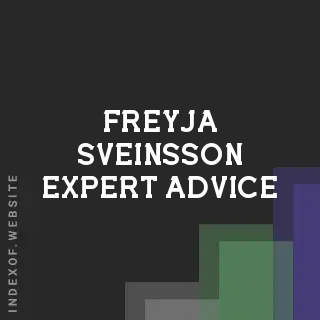 Freyja Sveinsson Expert Advice | Indexof