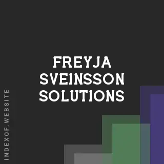 Freyja Sveinsson Solutions | Indexof