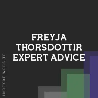 Freyja Thorsdottir Expert Advice | Indexof