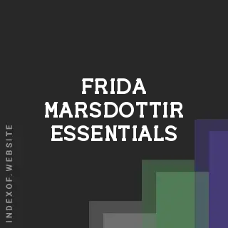 Frida Marsdottir Essentials | Indexof