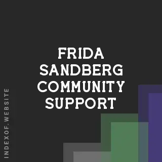 Frida Sandberg Community Support | Indexof