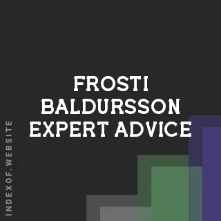 Frosti Baldursson Expert Advice | Indexof