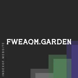 fweaqm.garden by Sakib Sultana site -  Indexof