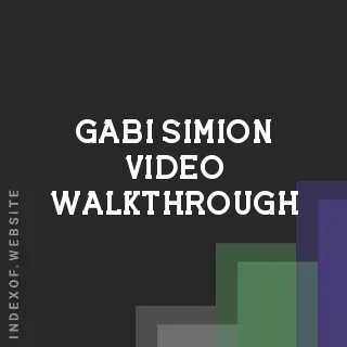 Gabi Simion Video Walkthrough | Indexof