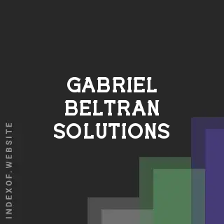 Gabriel Beltran Solutions | Indexof