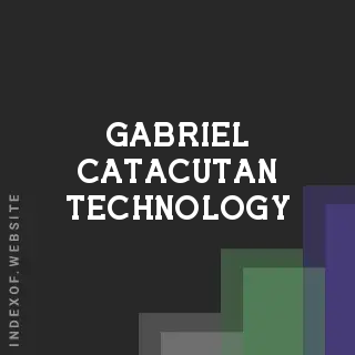 Gabriel Catacutan Technology | Indexof