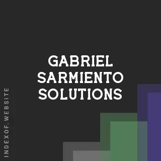 Gabriel Sarmiento Solutions | Indexof
