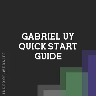 Gabriel Uy Quick Start Guide | Indexof