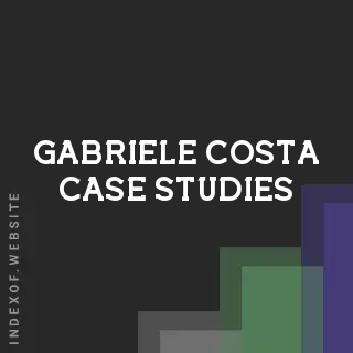 Gabriele Costa Case Studies | Indexof