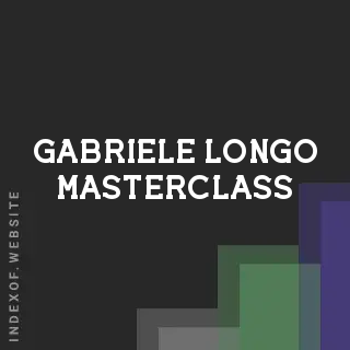Gabriele Longo Masterclass | Indexof