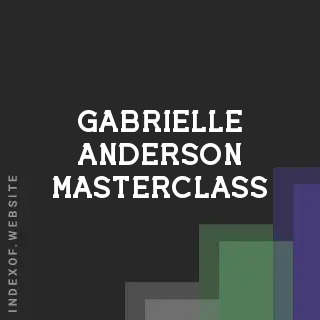 Gabrielle Anderson Masterclass | Indexof