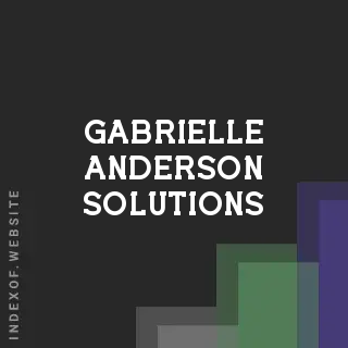 Gabrielle Anderson Solutions | Indexof