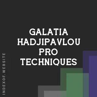 Galatia Hadjipavlou Pro Techniques | Indexof