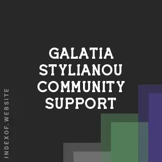 Galatia Stylianou Community Support | Indexof
