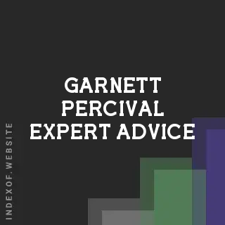 Garnett Percival Expert Advice | Indexof