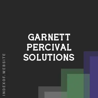 Garnett Percival Solutions | Indexof